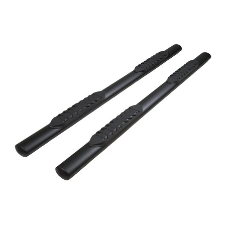 Trailfx TrailFX A1554T; Step Nerf Bar; With Step Pads; 4 Inch Oval Straight; Without End Caps A1554T